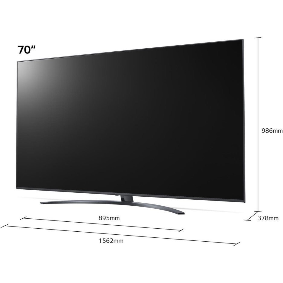 LG 70 Inch 8100 Series 4K Ultra HD Smart TV with Freeview Play and