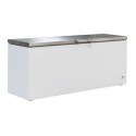 7151.1125 Combisteel Chest Freezer with Stainless Steel Lid - 635Ltr