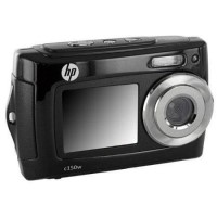 HP c150w Camera Black 8MP 2.7 & 1.8 Dual LCD 4x digital zoom 3m Wtprf AAA