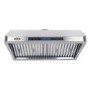 Combisteel Compact Extraction Hood with Motor, Filters & LED Lights - 900mm Wide, Plug In