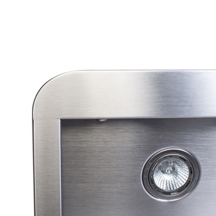 Combisteel Compact Extraction Hood with Motor, Filters & LED Lights - 900mm Wide, Plug In
