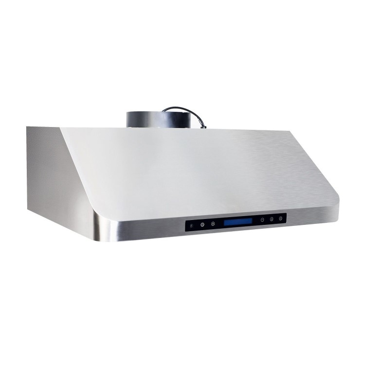 Combisteel Compact Extraction Hood with Motor, Filters & LED Lights - 900mm Wide, Plug In