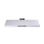 Combisteel Compact Extraction Hood with Motor, Filters & LED Lights - 1200mm Wide, Plug In