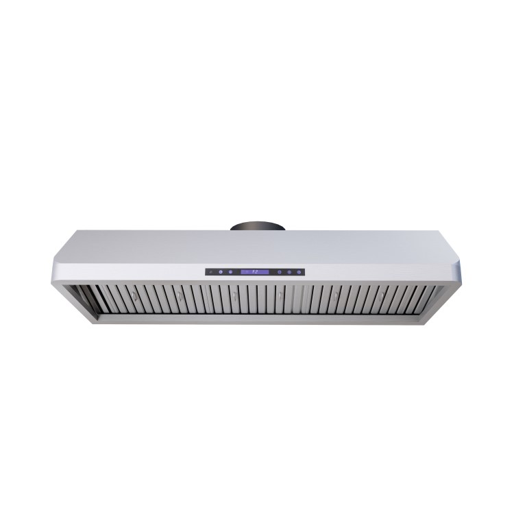 Combisteel Compact Extraction Hood with Motor, Filters & LED Lights - 1200mm Wide, Plug In