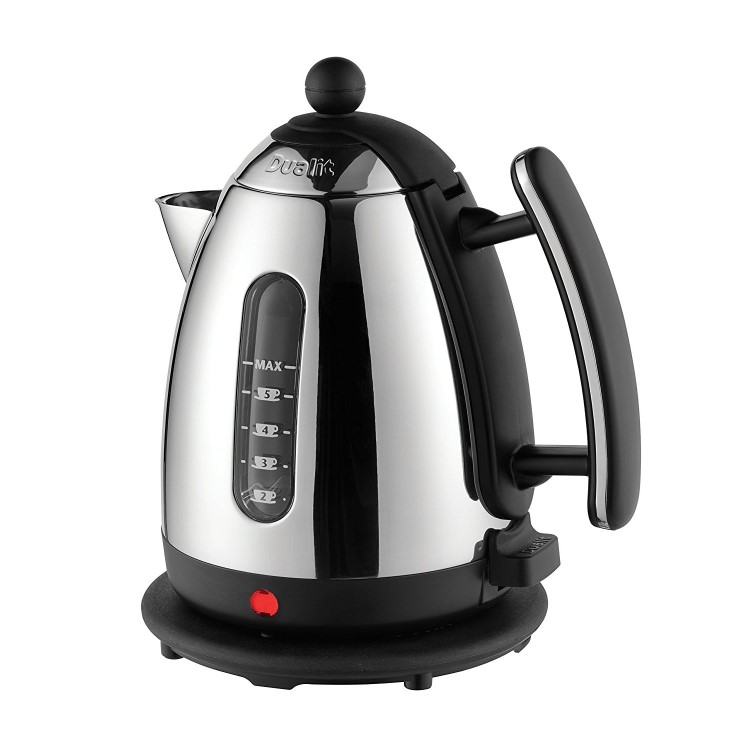 Dualit 72400 Cordless 1.5L Jug Kettle - Black and Stainless Steel
