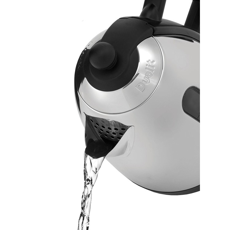 Dualit 72400 Cordless 1.5L Jug Kettle - Black and Stainless Steel