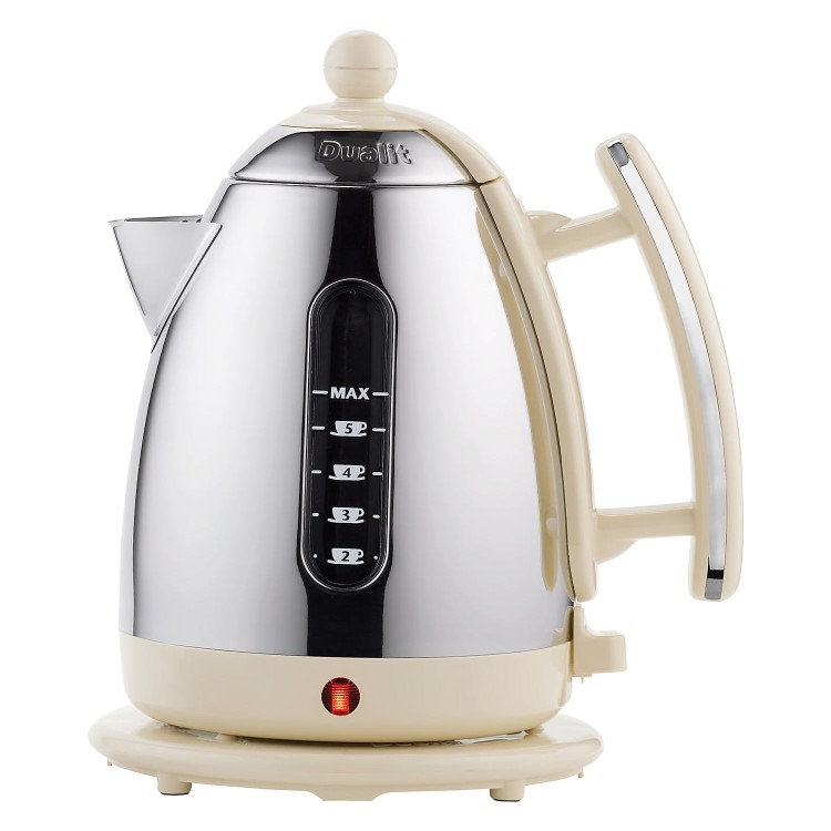 Dualit 72402 Cordless 1.5L Jug Kettle - Cream and Stainless Steel