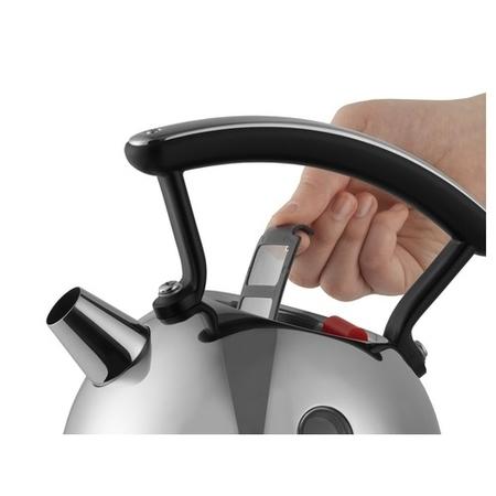 Dualit 72700 1.7l Black Dome Cordless Kettle With Window