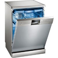 Siemens SN26M892GB 14 place Freestanding Dishwasher in silver inox
