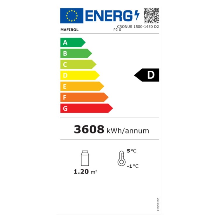 Combisteel Jamie 1.3 Wall Mounted Refrigerated Mutideck Display - 1310 mm Wide
