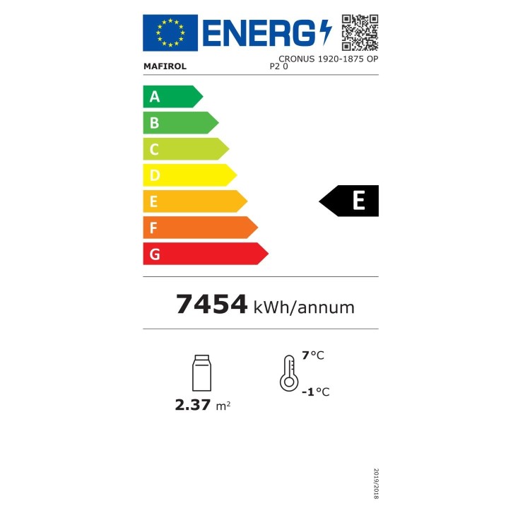 Combisteel Jamie 1.9 Wall Mounted Refrigerated Multideck Display - 1935mm Wide
