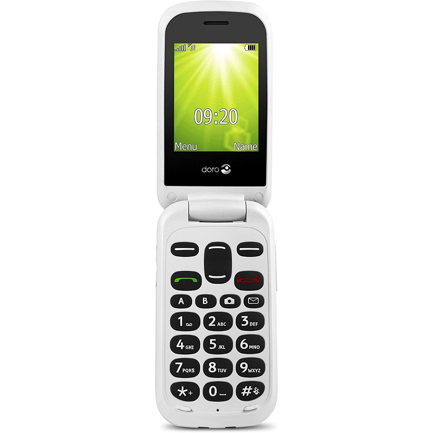 Doro 2404 Black/White 2.4 2G Unlocked & SIM Free Mobile Phone