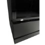 Combisteel Upright Display Fridge - 360 Ltr Black