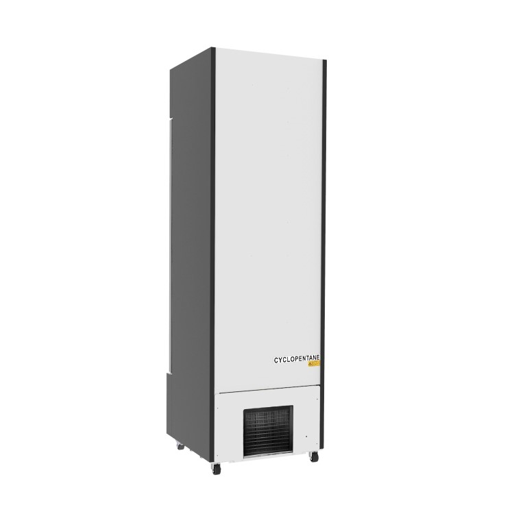 Combisteel Upright Display Fridge - 360 Ltr Black