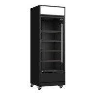 Combisteel Upright Display Fridge - 360 Ltr Black