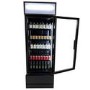 Combisteel Upright Display Fridge - 360 Ltr Black