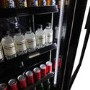 Combisteel Upright Display Fridge - 360 Ltr Black