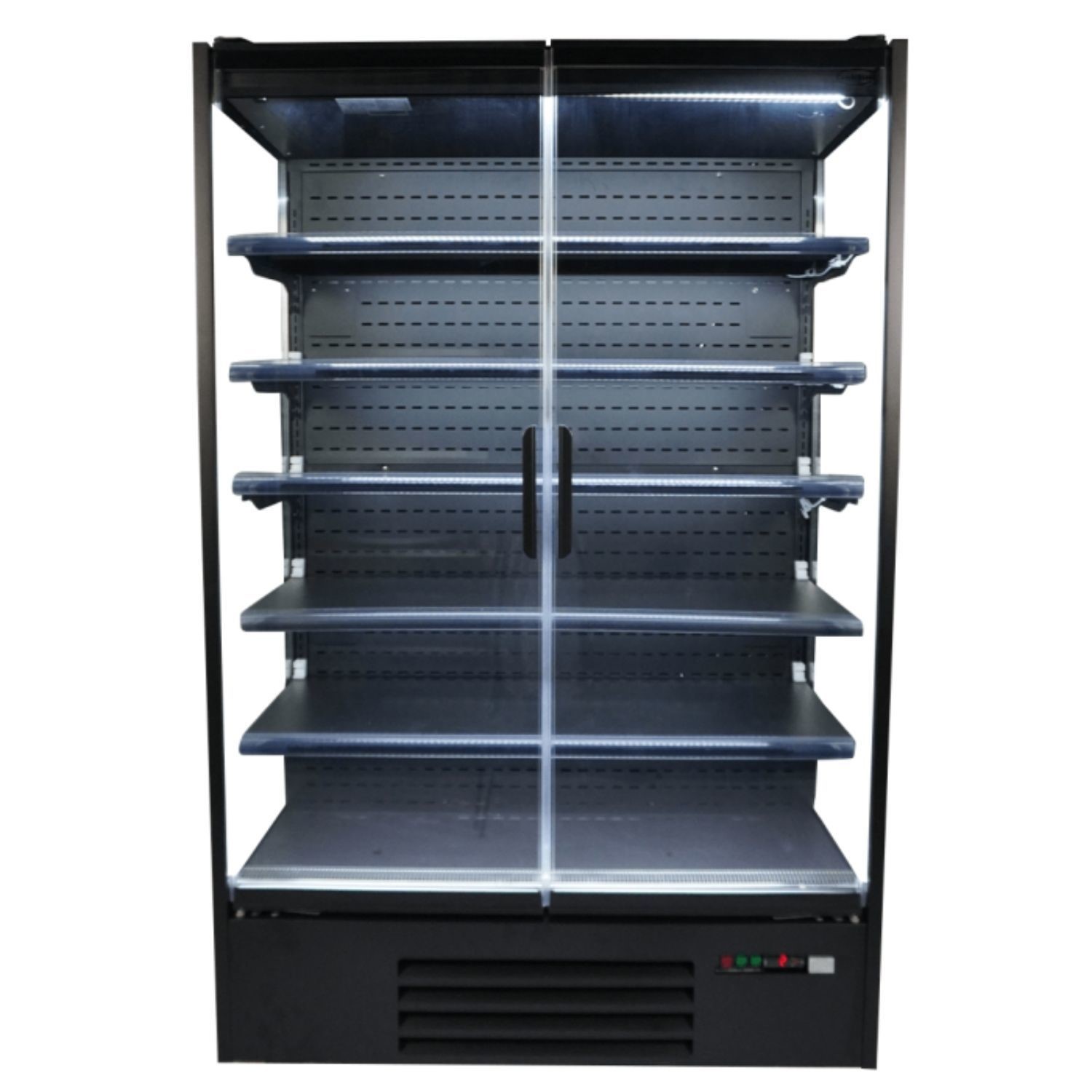 Commercial 2 Door Wall Mounted Multideck Display Fridge 1310mm Wide