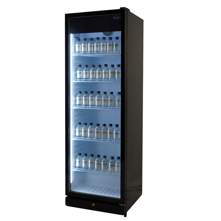 Combisteel Upright Display Fridge - 354 Ltr Black