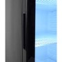 Combisteel Upright Display Fridge - 354 Ltr Black