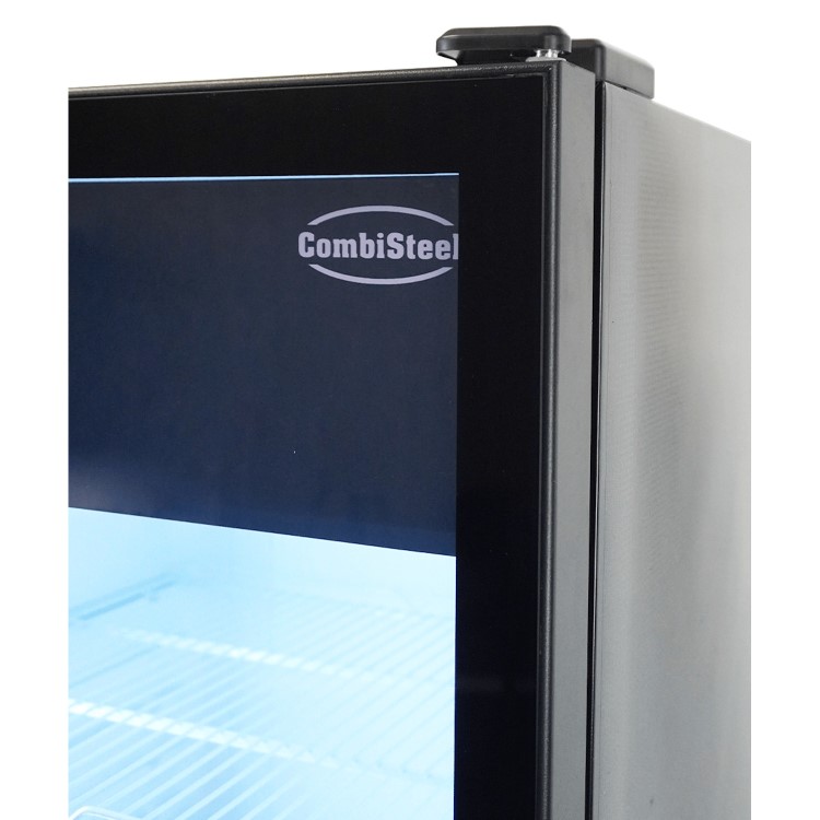 Combisteel Upright Display Fridge - 354 Ltr Black