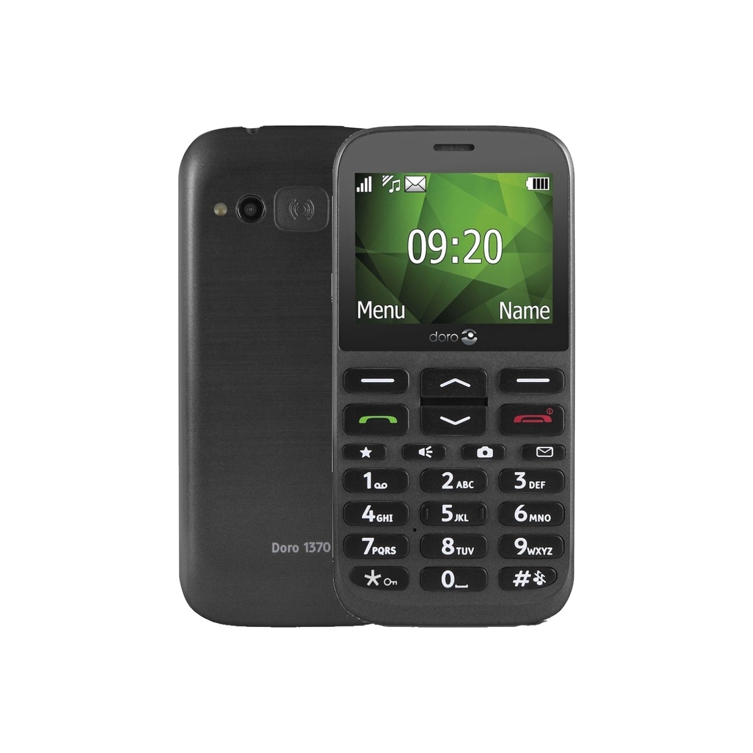 Doro 1370 Black 2.4 2G Unlocked & SIM Free