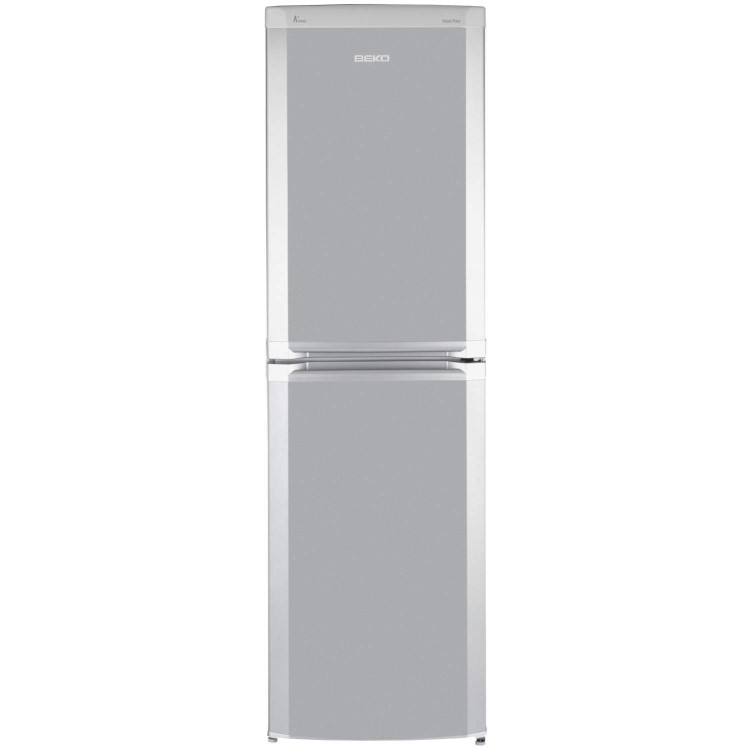 GRADE A1 - Beko CF5834APS 183x55cm Frost Free Freestanding Fridge Freezer Silver
