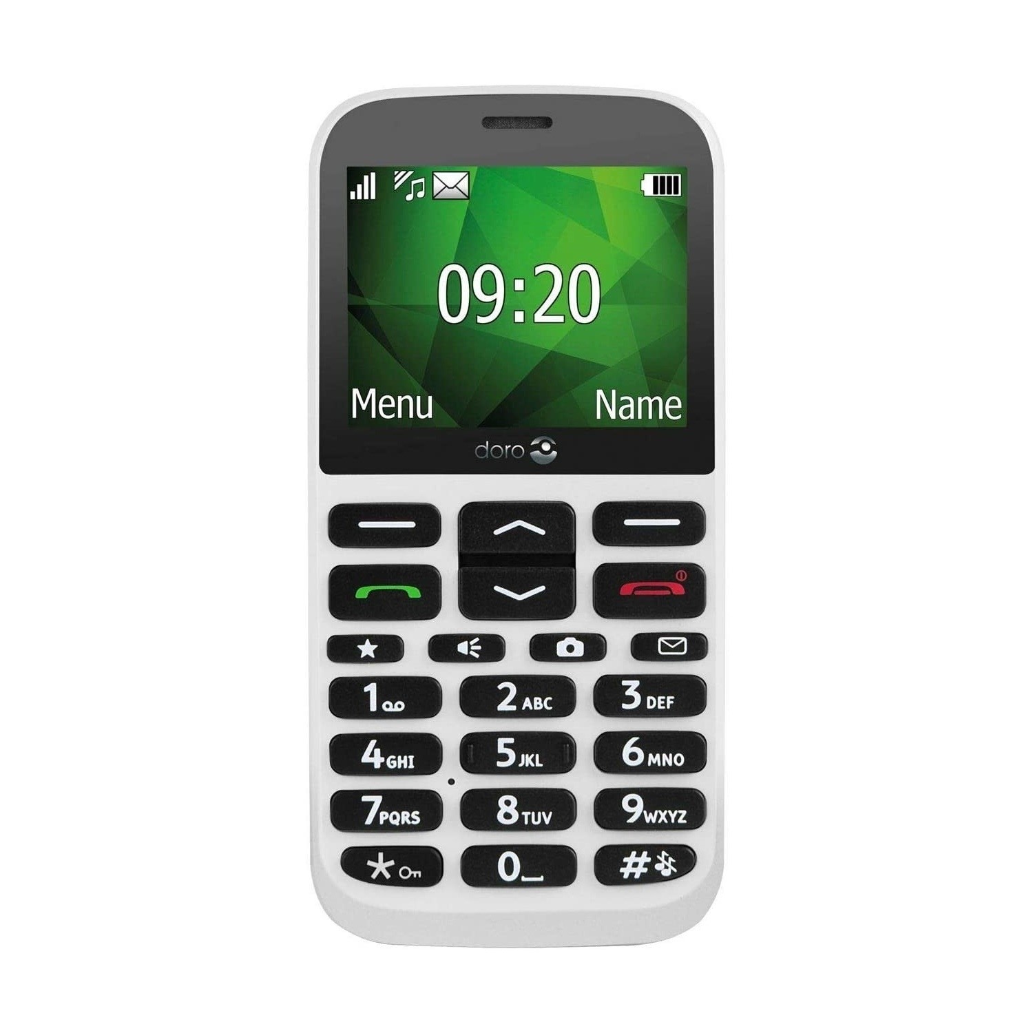 Doro 1370 White 2.4 2G Easy-to-Use Unlocked & SIM Free Mobile Phone