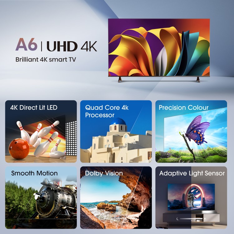 Hisense A6N 75 inch Smart 4K Ultra HD LED TV