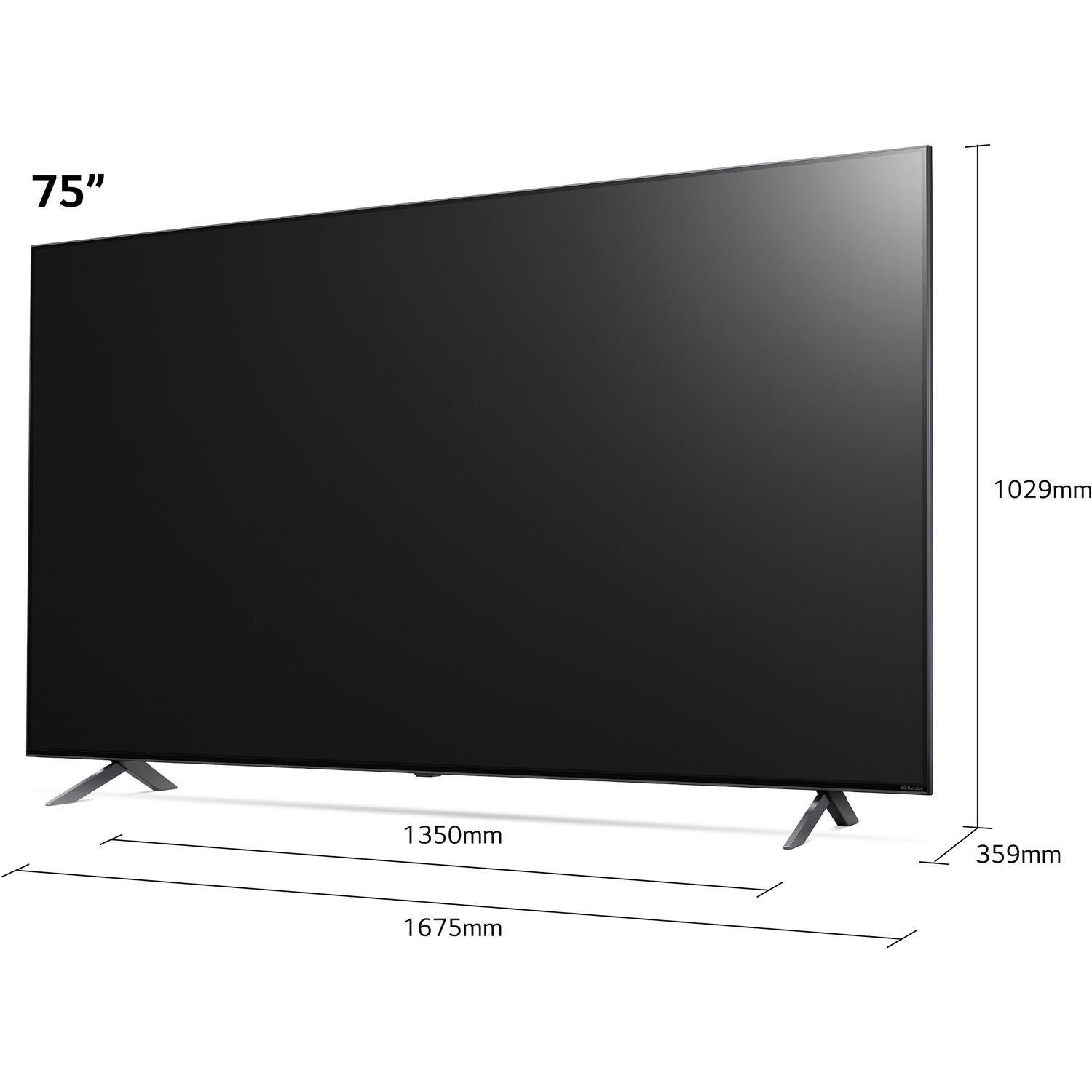 LG Nano80 NanoCell 75 Inch LED 4K HDR Freeview Play and Freesat HD ...