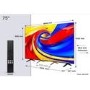 TCL 75P7L-UK 75" QLED 4K Smart TV – Ultra Large 75 Inch HDR Google TV with Dolby Vision & Immersive Cinematic Picture Quality