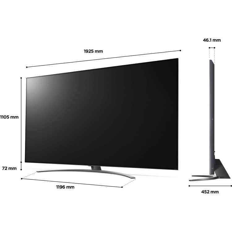 LG QNED81 75 Inch 4K Smart QNED TV