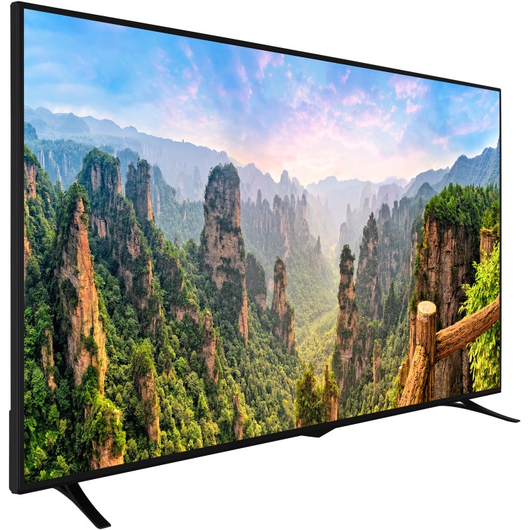 GRADE A3 - electriQ 75" 4K Ultra HD Dolby Vision HDR LED Smart TV with Freeview HD and Freeview Play