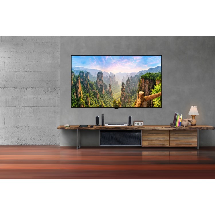 GRADE A3 - electriQ 75" 4K Ultra HD Dolby Vision HDR LED Smart TV with Freeview HD and Freeview Play