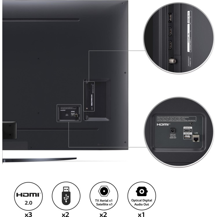 LG UQ91 75 Inch LED 4K Smart TV