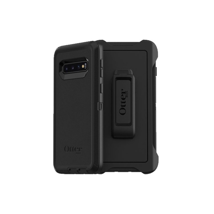 GRADE A1 - OtterBox Defender Rugged Case - Samsung Galaxy S10 - Black
