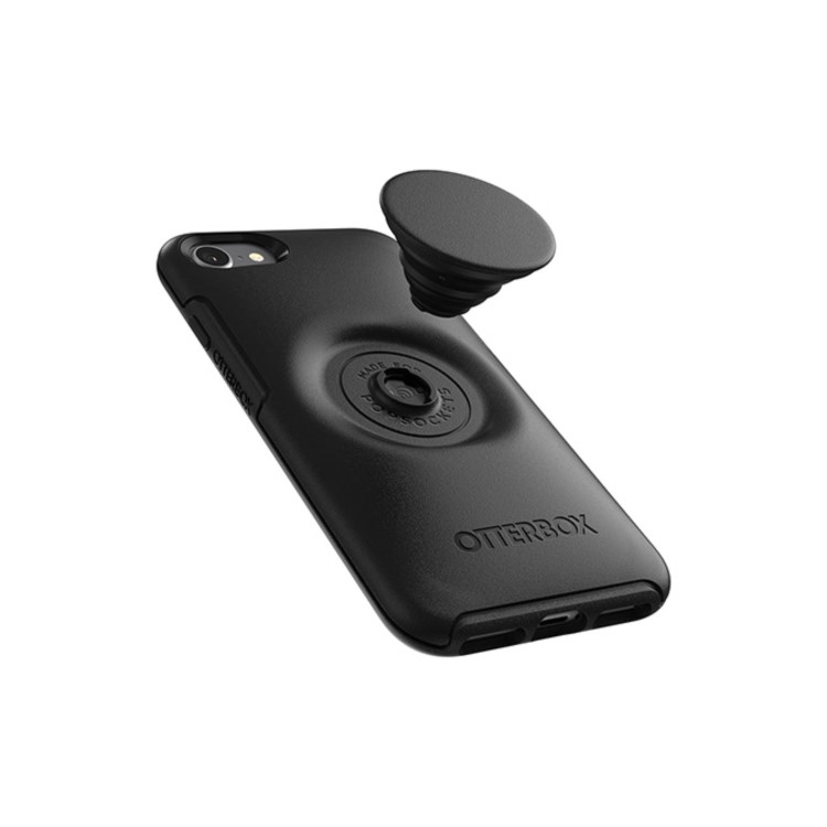 GRADE A1 - OtterBox Otter+Pop Symmetry PopSocket Case - iPhone 7/8 - Black