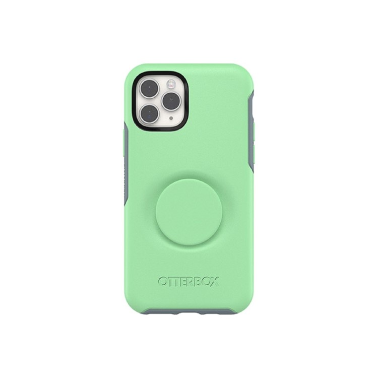 OtterBox Otter+Pop Symmetry PopSocket Case - iPhone 11 Pro - Mint to Be Light Green