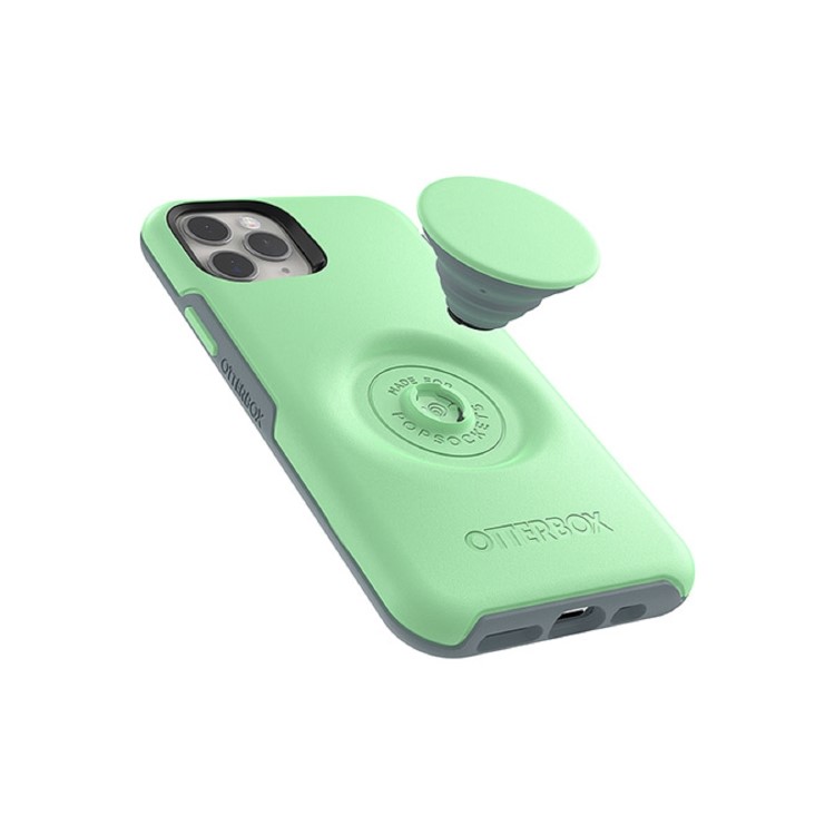 OtterBox Otter+Pop Symmetry PopSocket Case - iPhone 11 Pro - Mint to Be Light Green