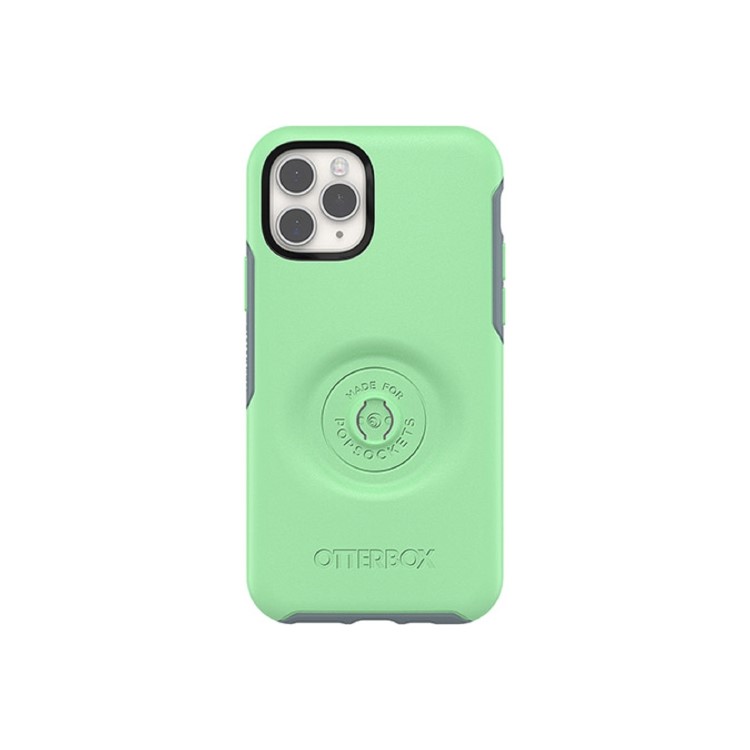 OtterBox Otter+Pop Symmetry PopSocket Case - iPhone 11 Pro - Mint to Be Light Green