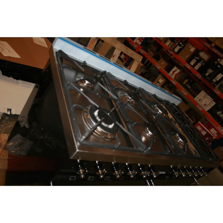 Smeg Ex-display Symphony 110cm Dual Fuel Range Cooker in Black