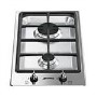 GRADE A2 - Minor Cosmetic Damage - Smeg PGF32G 30cm 2-burner ULP Domino Gas Hob