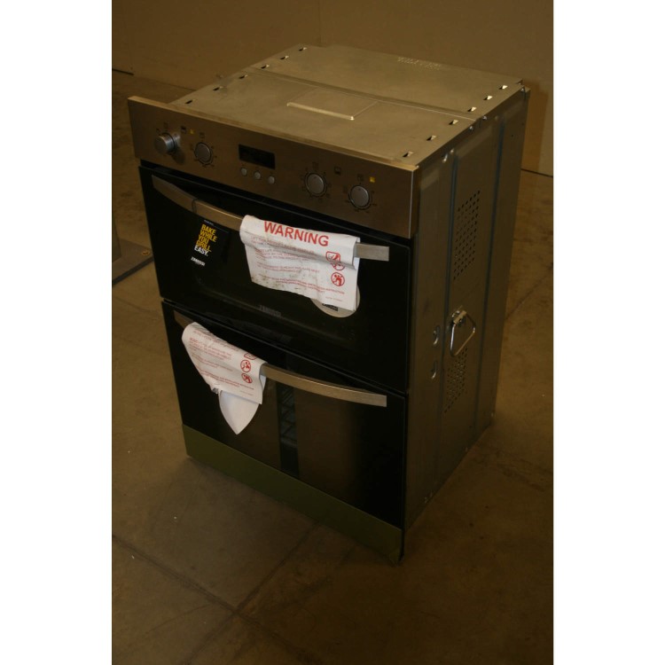 GRADE A2 - Zanussi ZOD35702XK Electric Built-in Double Oven - Stainless Steel