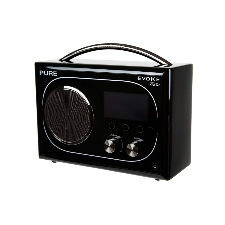 Refurbished GRADE A1 - As New - Pure Outlet Evoke Flow DAB Internet Radio - Black 