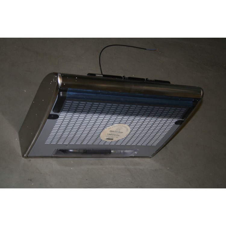 GRADE A2 - Zanussi ZHT610X 60cm wide Conventional Cooker Hood in Stainless Steel