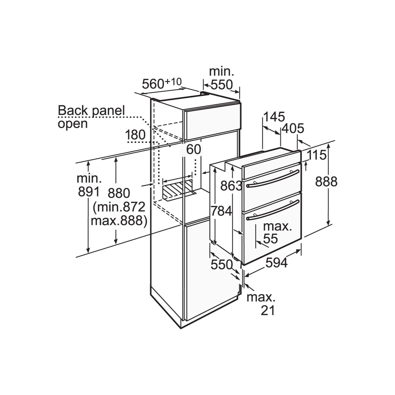 Neff TA/U15E42N0GB ExDisplay As New Builtin Multifunction Double