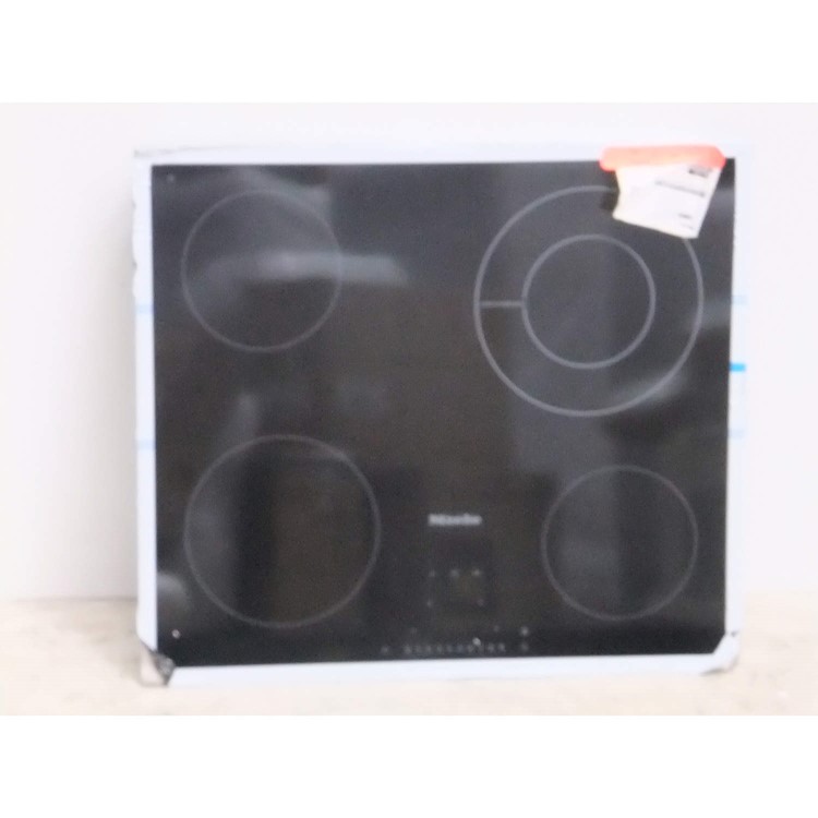 GRADE A3 - Moderate Cosmetic Damage - Miele KM6200 Touch Control 4 Zone Stainless Steel Framed Ceramic Hob