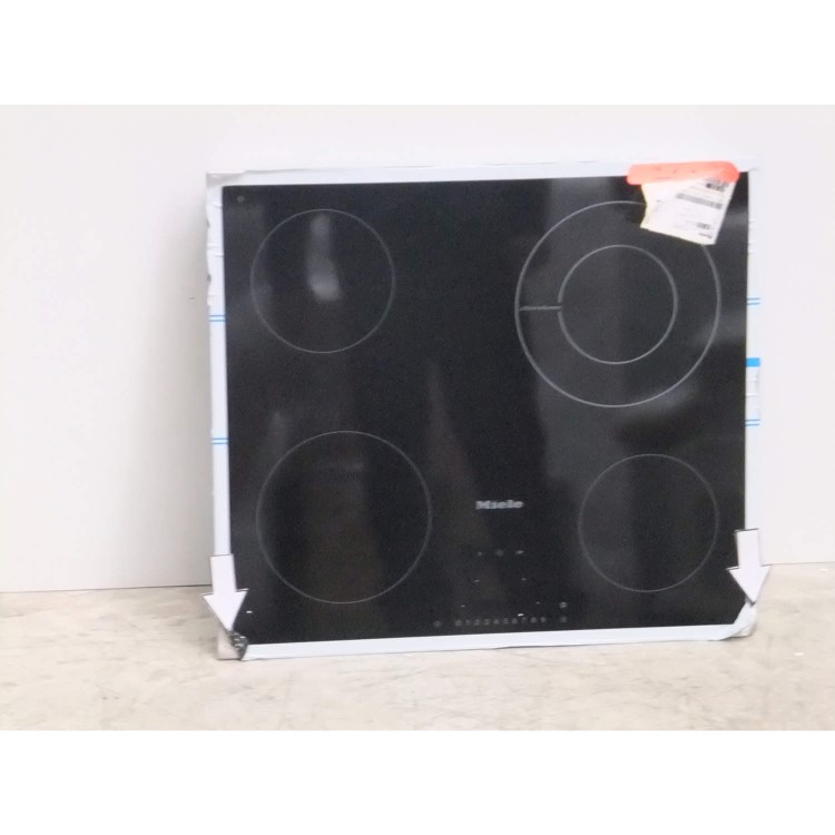 GRADE A3 - Moderate Cosmetic Damage - Miele KM6200 Touch Control 4 Zone Stainless Steel Framed Ceramic Hob