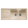 Franke COG621GO Calypso Double Bowl Granite Sink with Reversible Drainer in Oatmeal