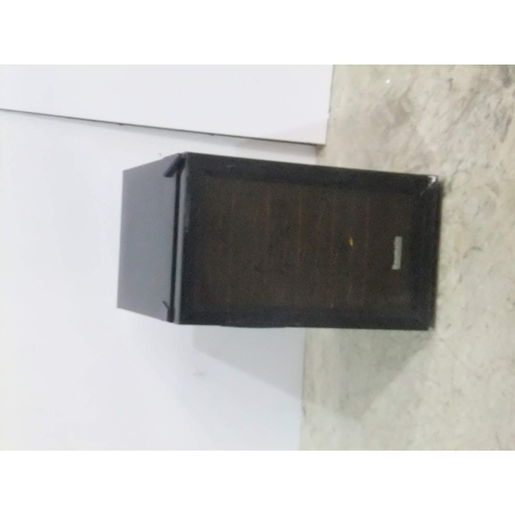 GRADE A3 - Moderate Cosmetic Damage - Baumatic BW18BL Freestanding 18 Bottle Wine Cooler - Black with Smoked Black Glass